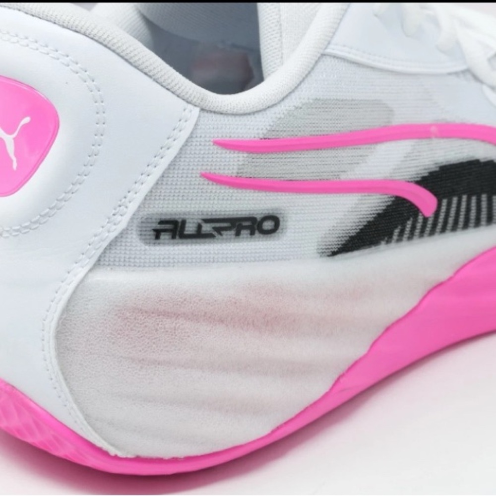 Puma All-Pro Nitro 30968901 Men's Athletic Basketball Shoes White/Pink Size 11.5 - Picture 11 of 12